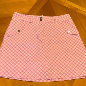 Pink Plaid Women's Nike Golf Skort
